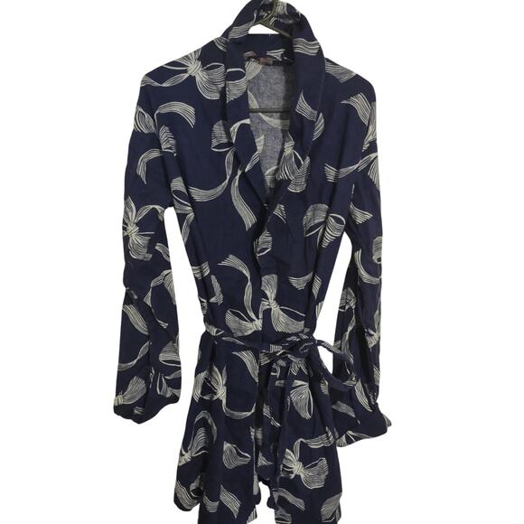 Victoria's Secret Other - Victoria's Secret Ribbon Print Robe Size M/L Cozy